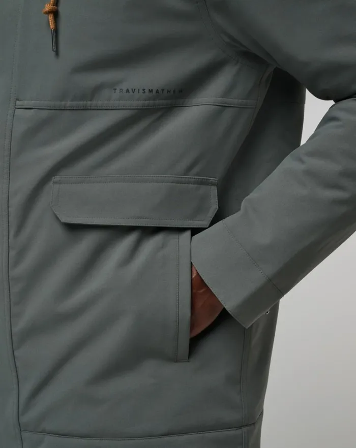 Men Jackets TravisMathew MOUNTAIN PASS JACKET Dark Olive Men Jackets TravisMathew MOUNTAIN PASS JACKET Dark Olive