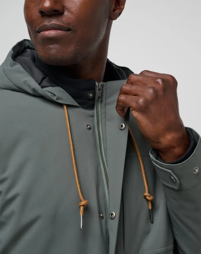 Men Jackets TravisMathew MOUNTAIN PASS JACKET Dark Olive Men Jackets TravisMathew MOUNTAIN PASS JACKET Dark Olive