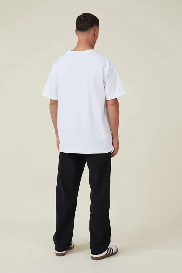 Men Jeans Cotton On Loose Fit Pant Washed Black Cord
