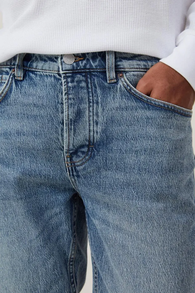 Men Jeans Cotton On Regular Straight Jean Space Blue