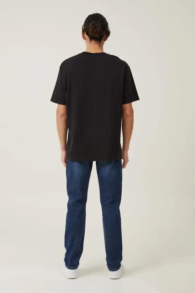 Men Jeans Cotton On Slim Straight Jean London Blue