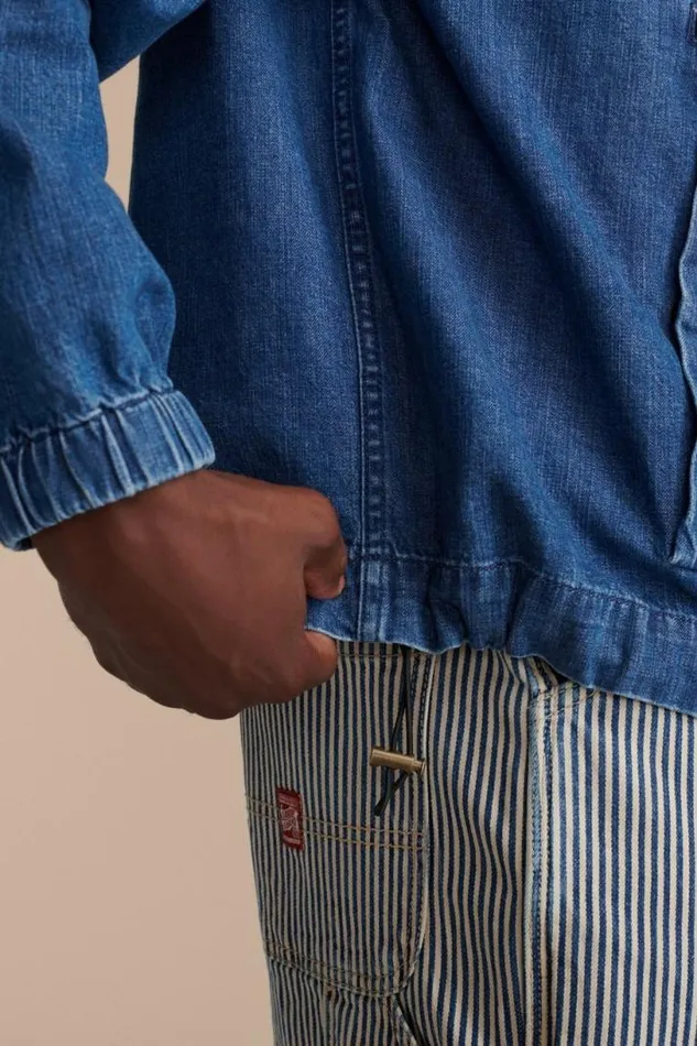 Men Lucky Brand Jackets and Outerwear Denim Pop Over Jacket Stillwell