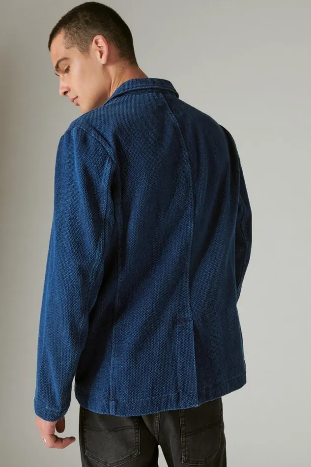 Men Lucky Brand Jackets and Outerwear Indigo Blazer Indigo