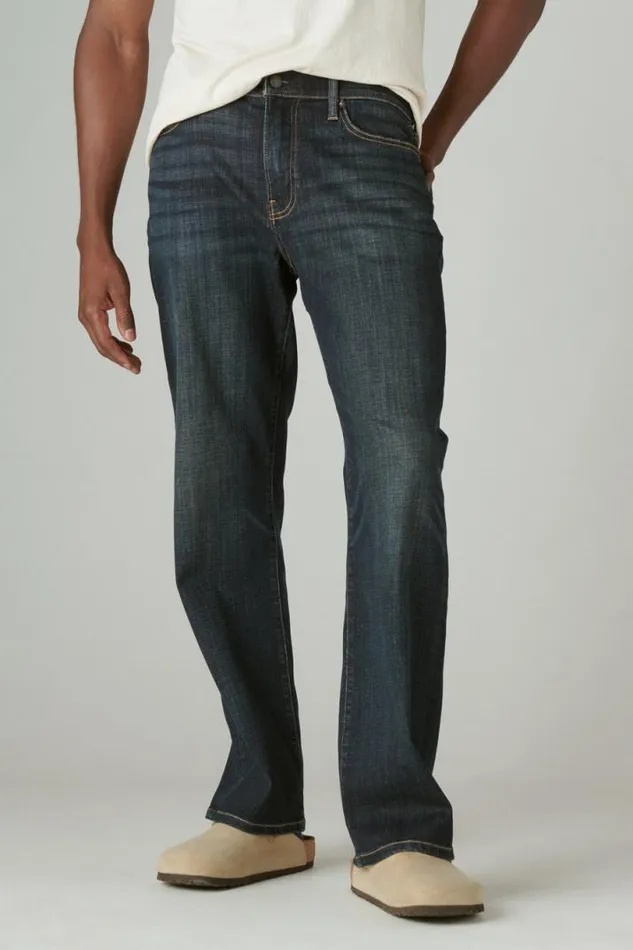 Men Lucky Brand Jeans 181 Relaxed Straight Coolmax Jean Leon Park