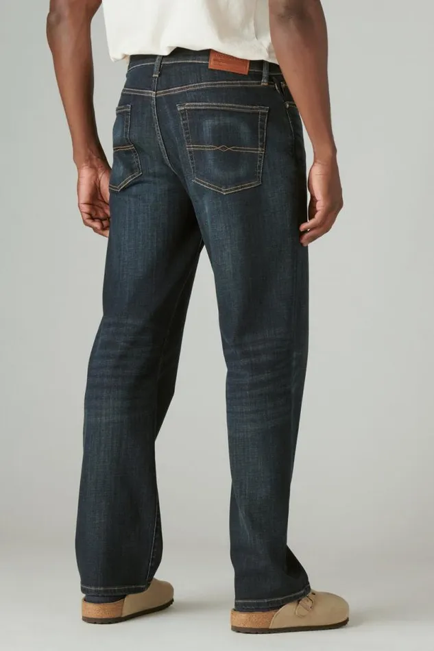 Men Lucky Brand Jeans 181 Relaxed Straight Coolmax Jean Leon Park
