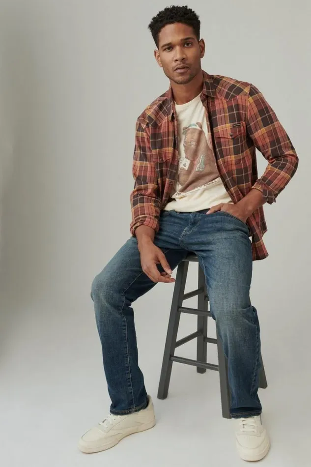 Men Lucky Brand Jeans 223 Straight Rickston