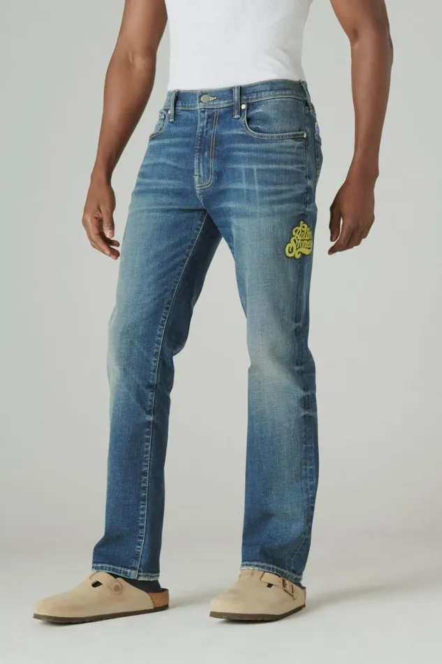 Men Lucky Brand Jeans 223 Straight Rolling Stones Jeans Decca