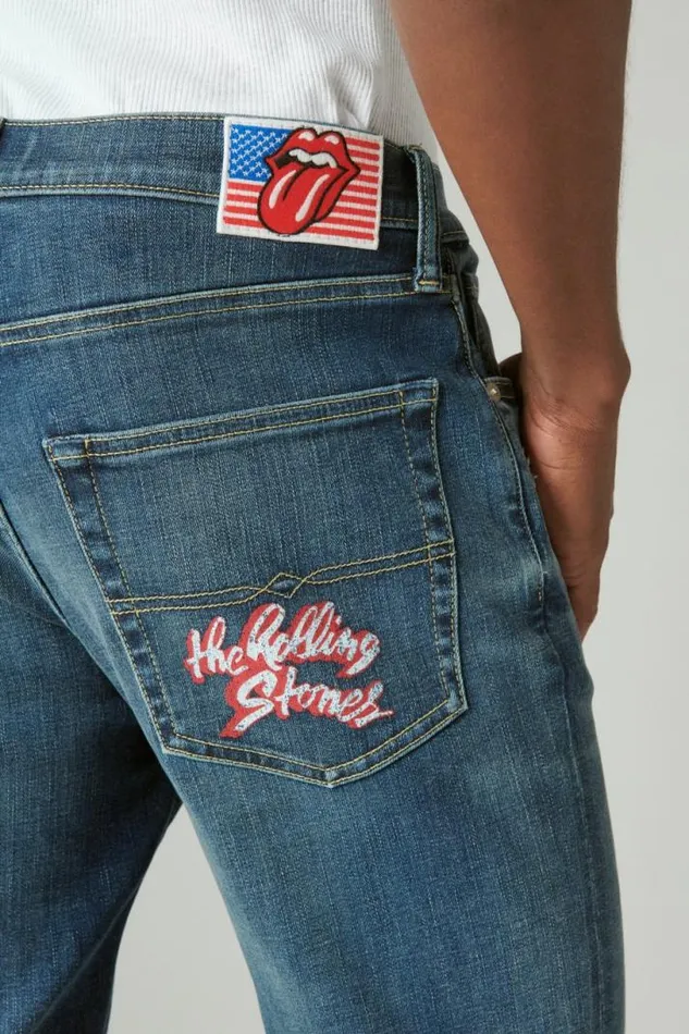 Men Lucky Brand Jeans 223 Straight Rolling Stones Jeans Decca