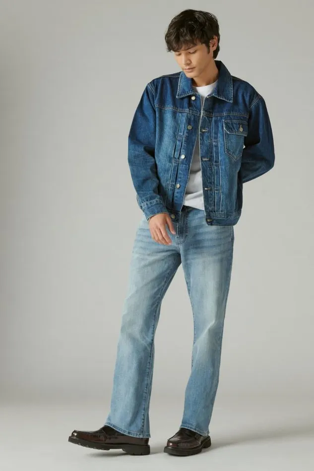 Men Lucky Brand Jeans Easy Rider Boot Premium Coolmax Stretch Jean Polaris
