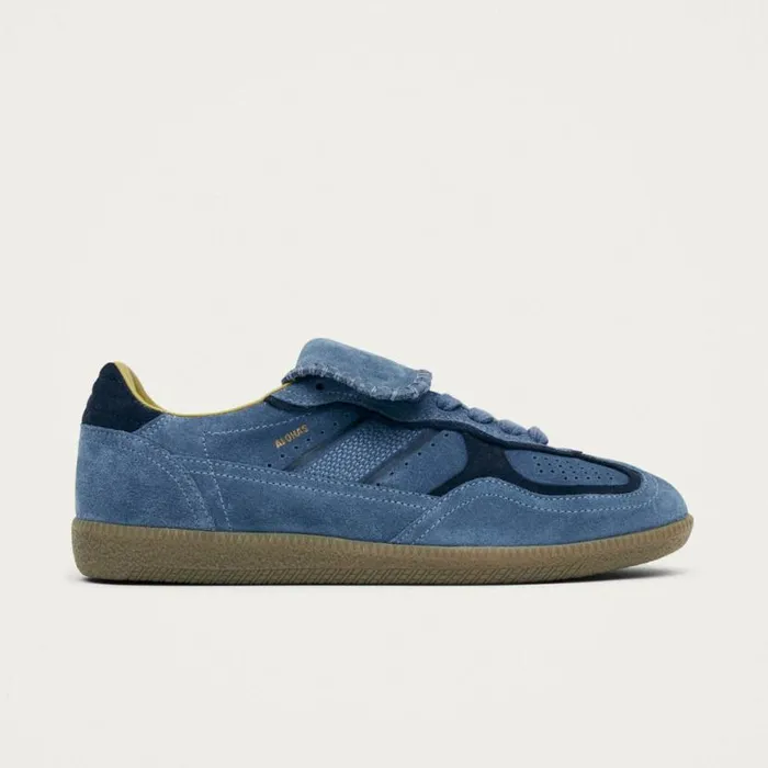 Men MenWomen ALOHAS Tb490 Club Suede Blue Leather Sneakers