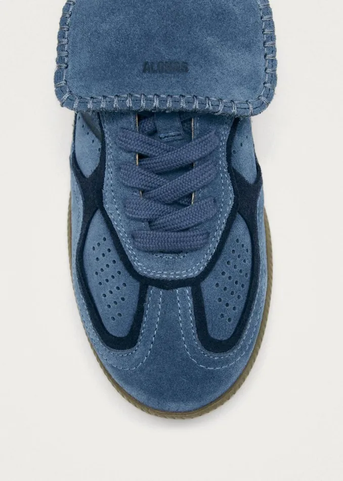 Men MenWomen ALOHAS Tb490 Club Suede Blue Leather Sneakers