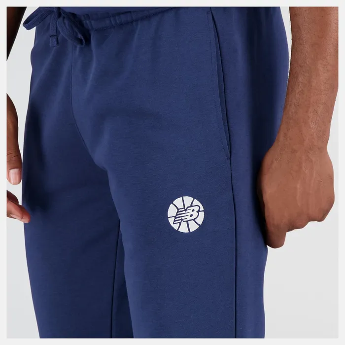 Men NB Hoops Fundamentals Pant Nb Navy New Balance Pants Men NB Hoops Fundamentals Pant Nb Navy New Balance Pants