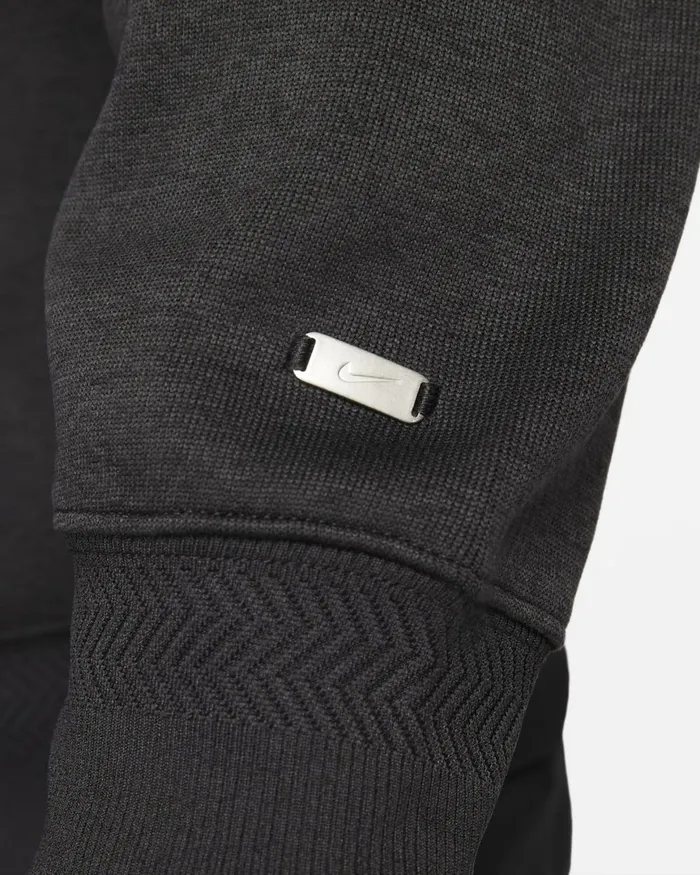 Men Nike Hoodies And Sweatshirts DriFIT Blackblackblackbrushed Silver