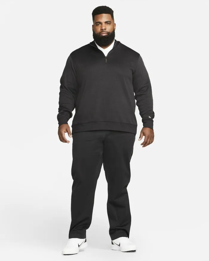Men Nike Hoodies And Sweatshirts DriFIT Blackblackblackbrushed Silver