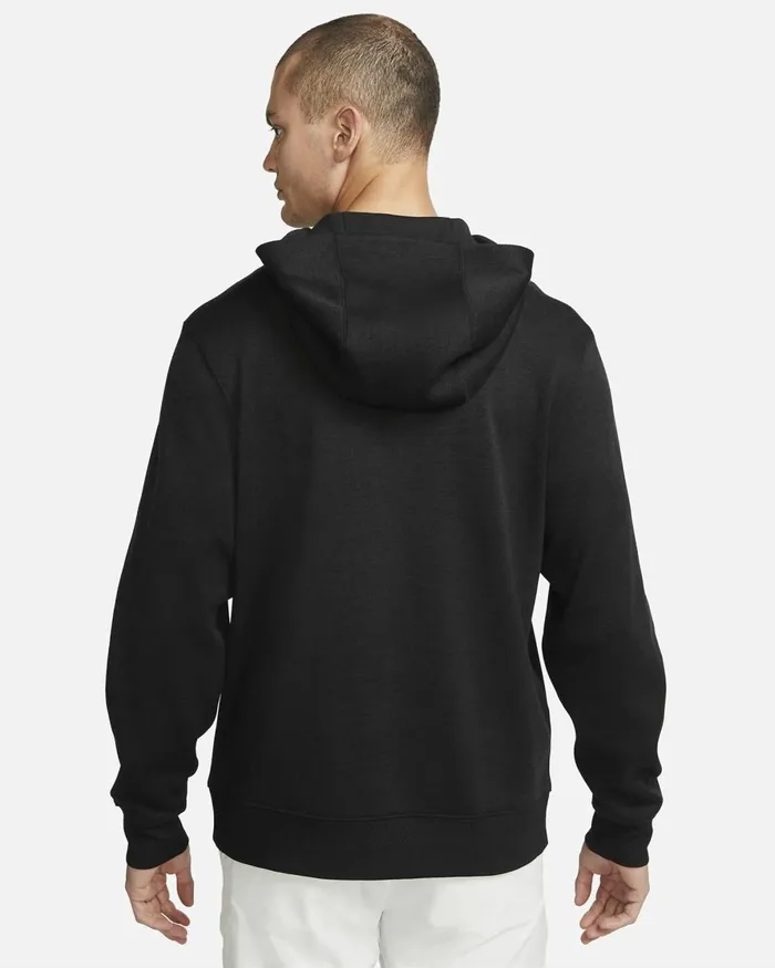 Men Nike Hoodies And Sweatshirts DriFIT Blackblackblackbrushed Silver