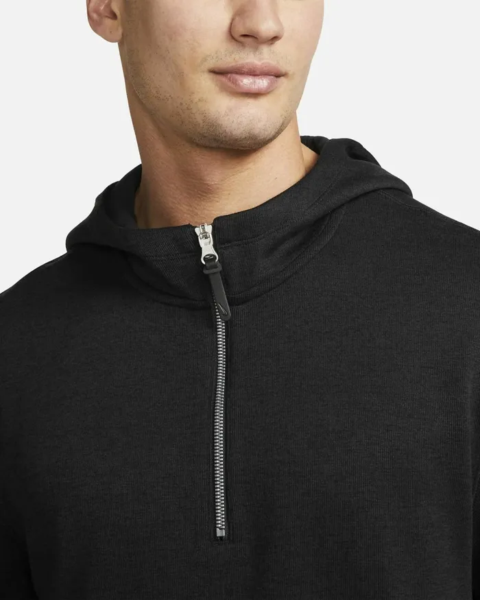 Men Nike Hoodies And Sweatshirts DriFIT Blackblackblackbrushed Silver