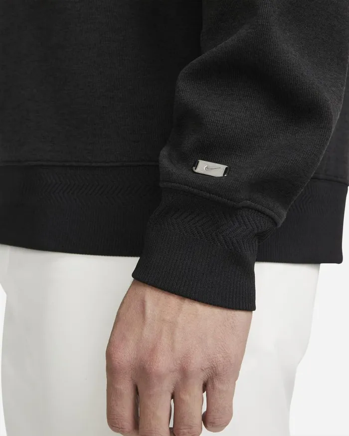 Men Nike Hoodies And Sweatshirts DriFIT Blackblackblackbrushed Silver