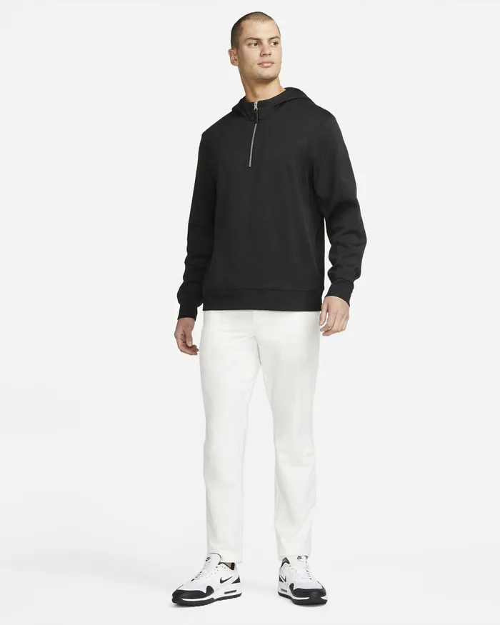 Men Nike Hoodies And Sweatshirts DriFIT Blackblackblackbrushed Silver