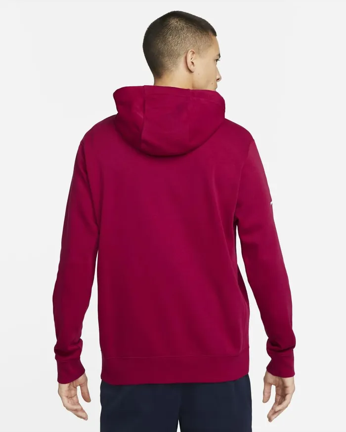 Men Nike Hoodies And Sweatshirts FC Barcelona Noble Reddeep Royal Bluepale Ivory