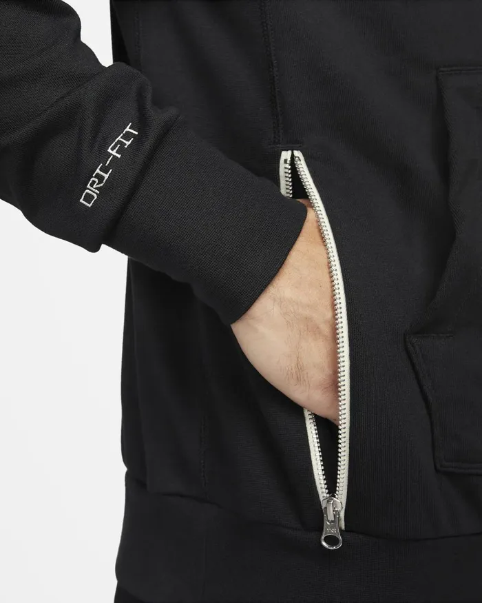 Men Nike Hoodies And Sweatshirts Ja Standard Issue Blacklime Blast