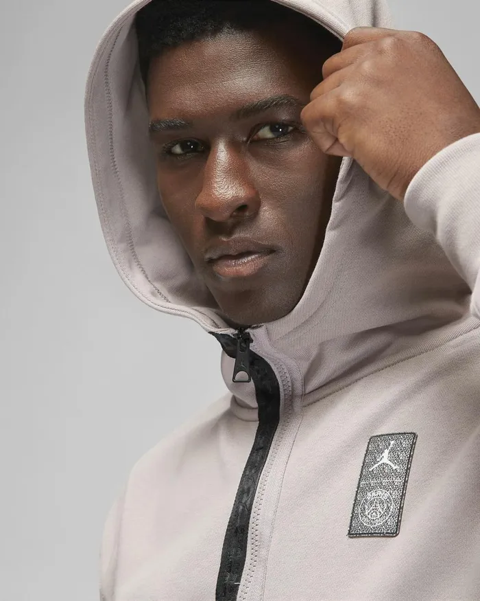 Men Nike Hoodies And Sweatshirts Paris SaintGermain Pumicebright Crimson
