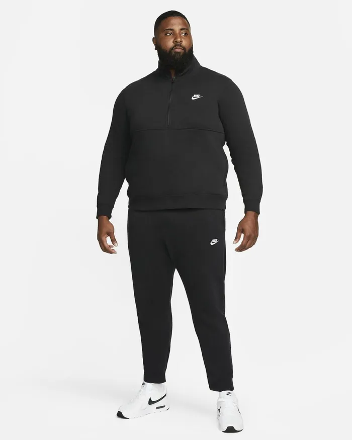 Men Nike Hoodies And Sweatshirts Sportswear Club Blackblackwhite