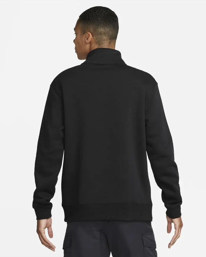 Men Nike Hoodies And Sweatshirts Sportswear Club Blackblackwhite