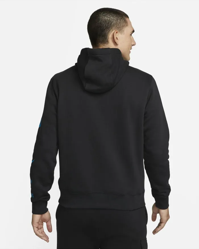 Men Nike Hoodies And Sweatshirts Sportswear Standard Issue Black
