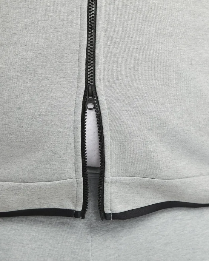Men Nike Hoodies And Sweatshirts Sportswear Tech Fleece Dark Grey Heatherblack