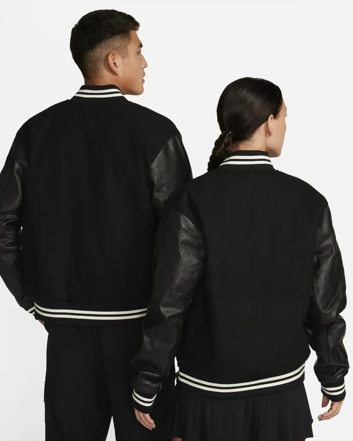 Men Nike Jackets Authentics Blackwhite