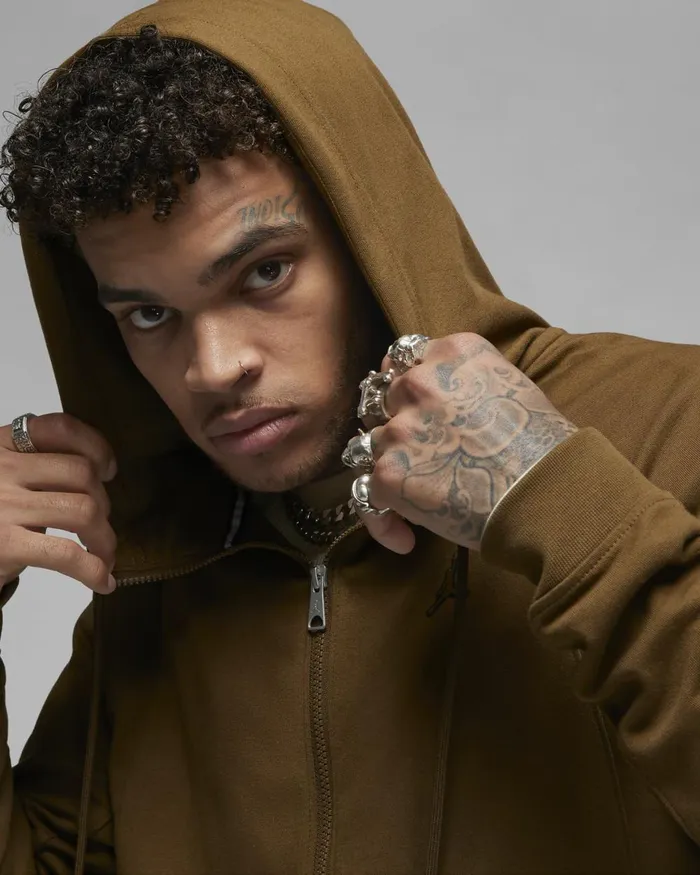 Men Nike Jackets Jordan Essentials Light Olivelight Olive