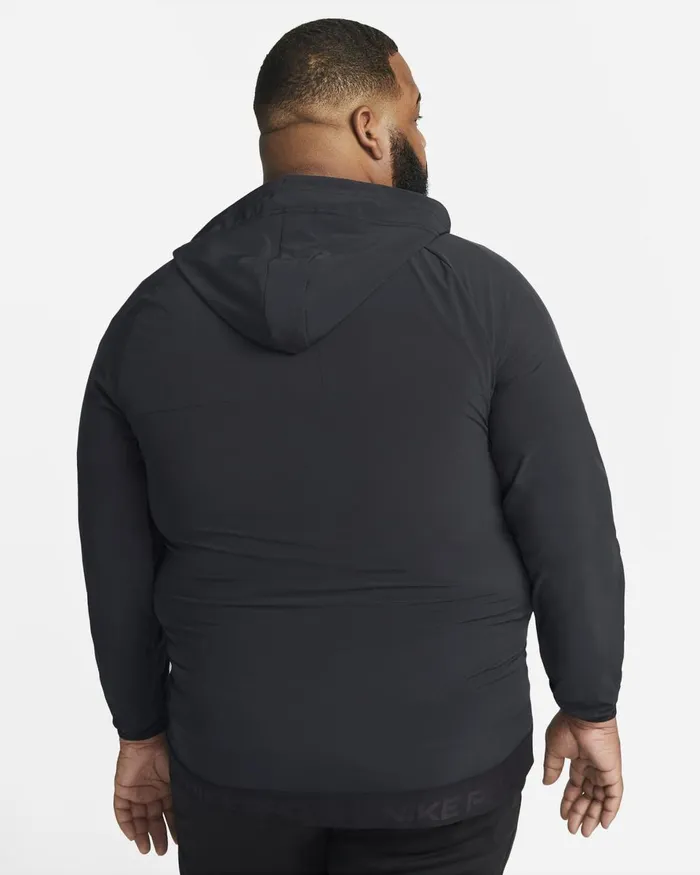 Men Nike Jackets Pro DriFIT Flex Vent Max Blackblackwhite