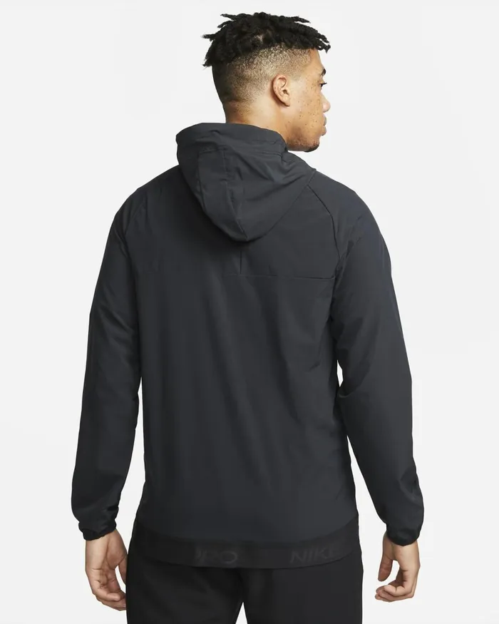 Men Nike Jackets Pro DriFIT Flex Vent Max Blackblackwhite