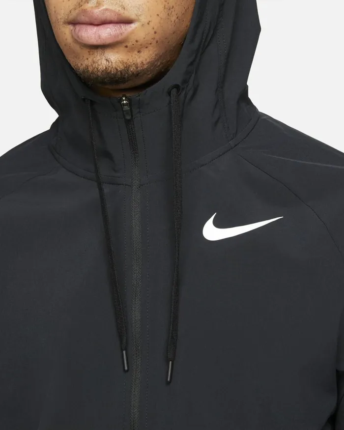Men Nike Jackets Pro DriFIT Flex Vent Max Blackblackwhite