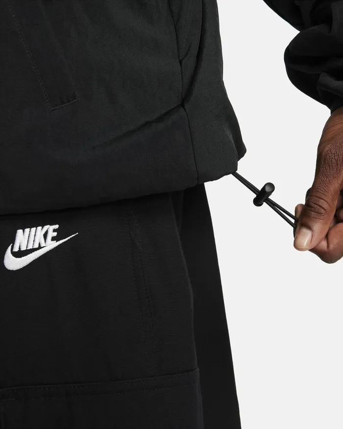 Men Nike Jackets Sportswear Windrunner Blackwhite