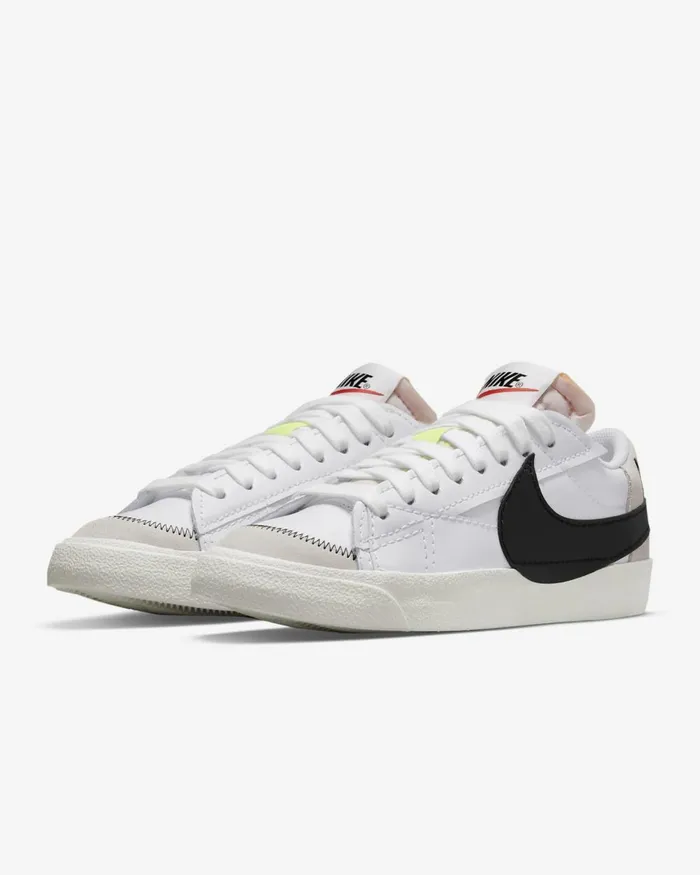 Men Nike Lifestyle Blazer Low 03977 Jumbo Whitewhitesailblack