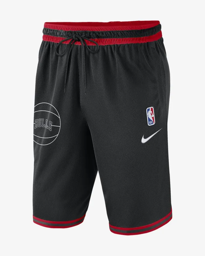 Men Nike Shorts Chicago Bulls DNA Blackuniversity Red