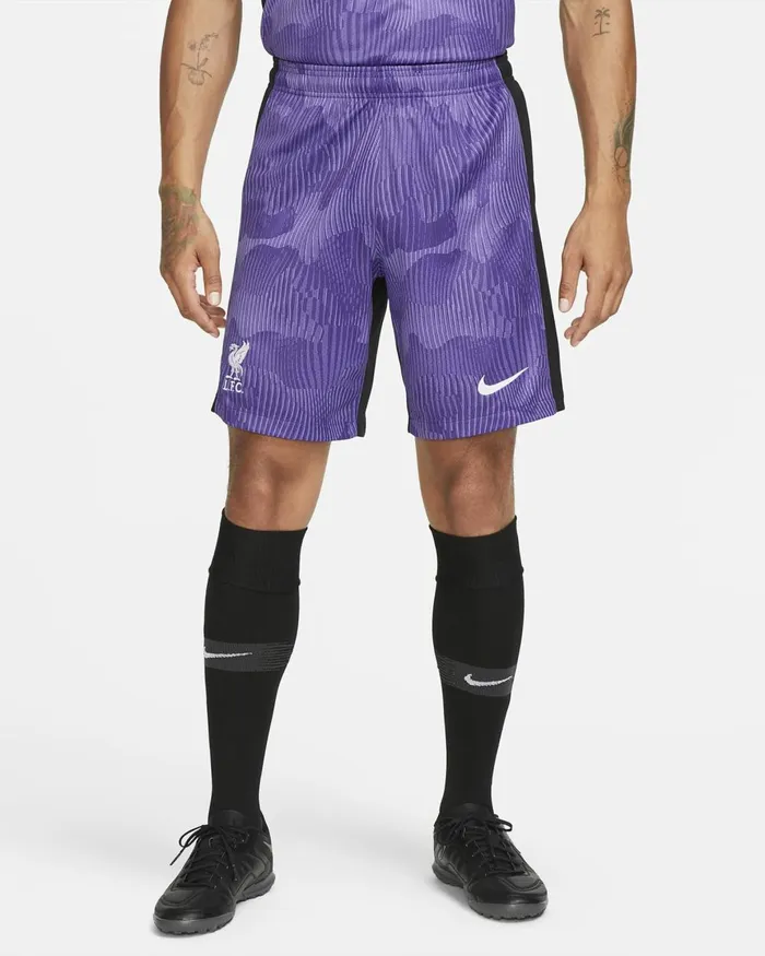 Men Nike Shorts Liverpool FC 202324 Stadium Third Space Purplecourt Purplewhite
