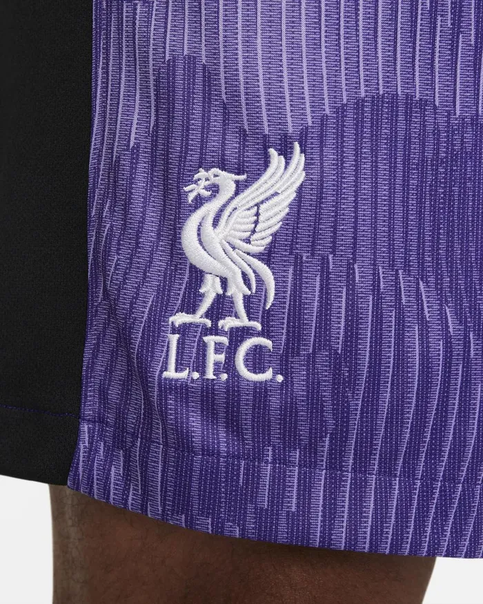 Men Nike Shorts Liverpool FC 202324 Stadium Third Space Purplecourt Purplewhite