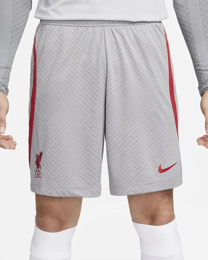 Men Nike Shorts Liverpool Strike Smoke Greytough Red