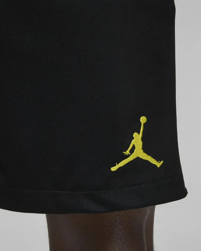 Men Nike Shorts Paris SaintGermain 202223 Stadium Fourth Blacktour Yellowtour Yellow