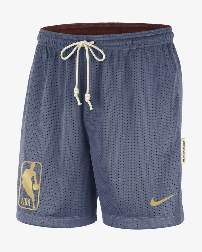 Men Nike Shorts Team 31 Standard Issue Diffused Bluedark Ponypale Ivory