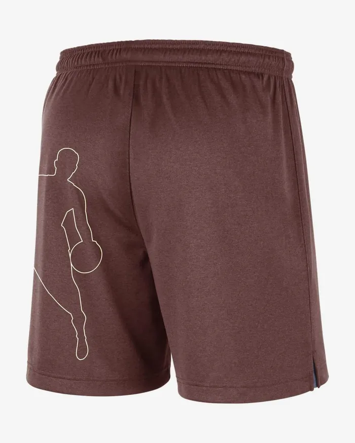 Men Nike Shorts Team 31 Standard Issue Diffused Bluedark Ponypale Ivory