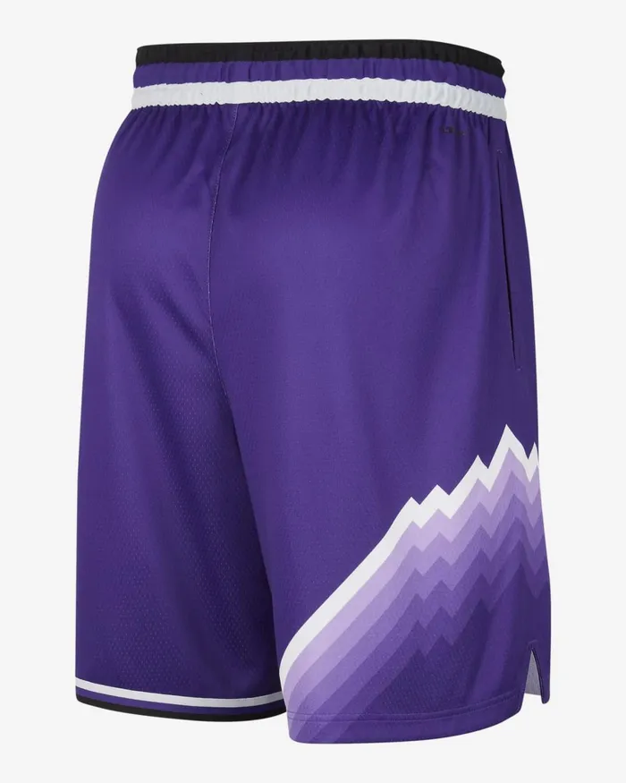 Men Nike Shorts Utah Jazz 202324 City Edition Field Purplewhite