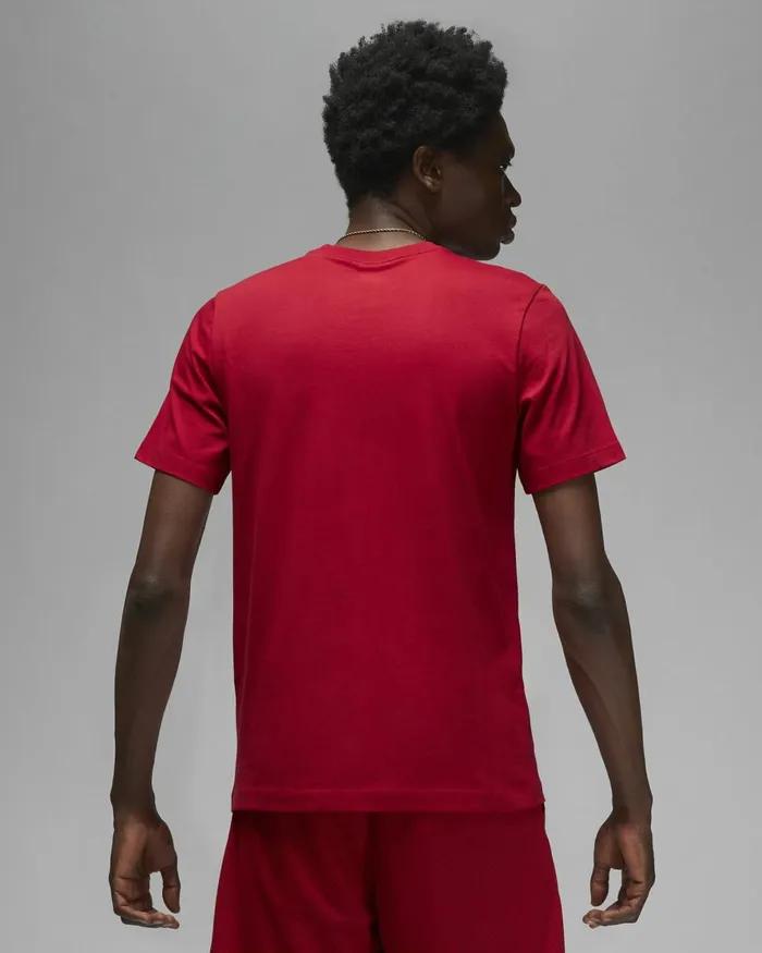 Men Nike Tops And TShirts Jordan Air Gym Redblackwhite