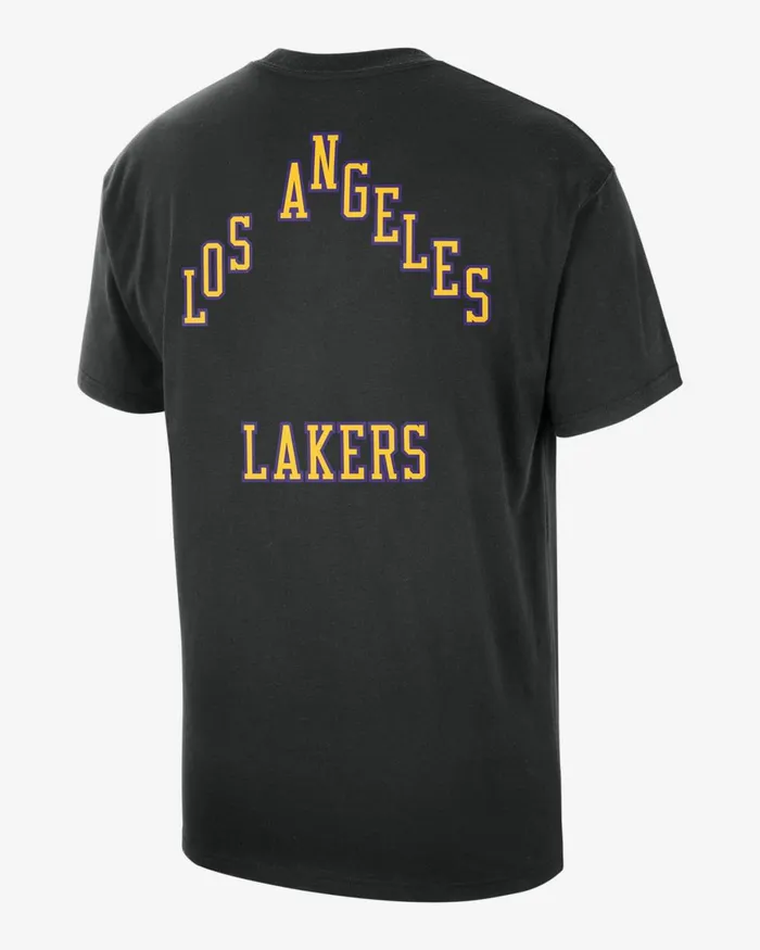Men Nike Tops And TShirts Los Angeles Lakers 202324 City Edition Black