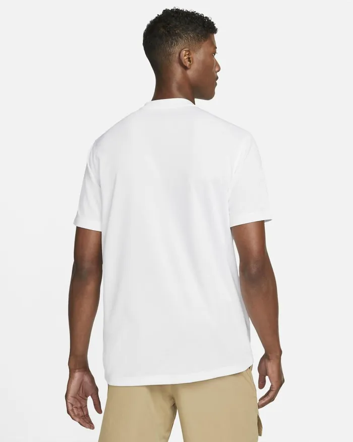 Men Nike Tops And TShirts NikeCourt DriFIT Whiteblack