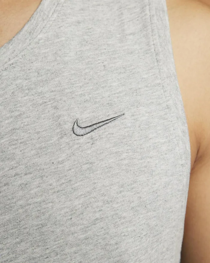 Men Nike Tops And TShirts Primary Dark Grey Heatherheathersmoke Grey