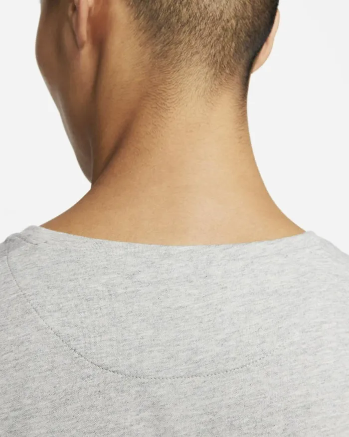 Men Nike Tops And TShirts Primary Dark Grey Heatherheathersmoke Grey