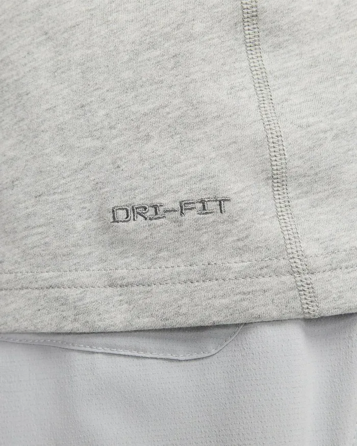 Men Nike Tops And TShirts Primary Dark Grey Heatherheathersmoke Grey
